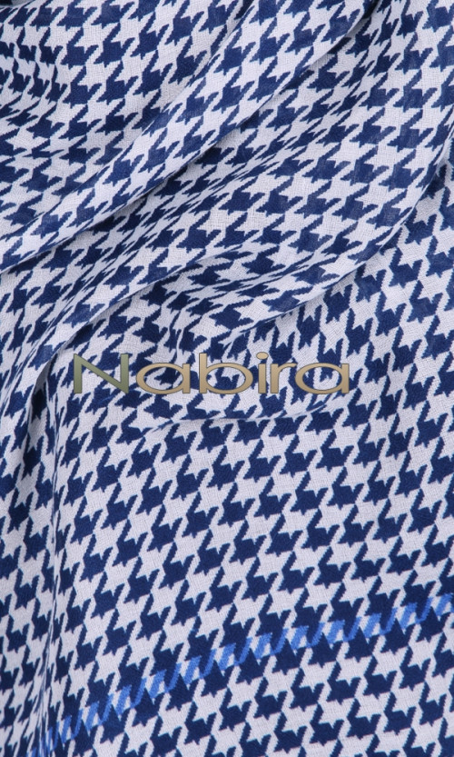 Châle RS94 XL coton motif keffieh