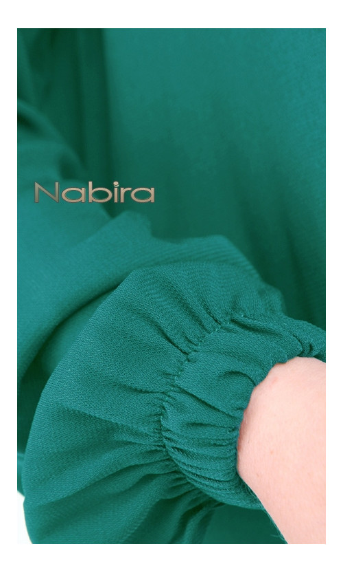 Jilbab 2 pièces jupe crêpe luxe