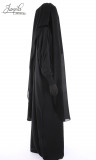 Sitar-Niqab long 3 voiles 