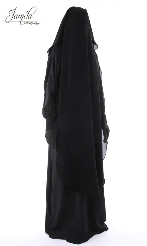 Maxi Sitar-Niqab long 3 voiles 