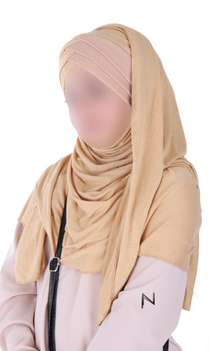 Hijab fille croisé MSE12...