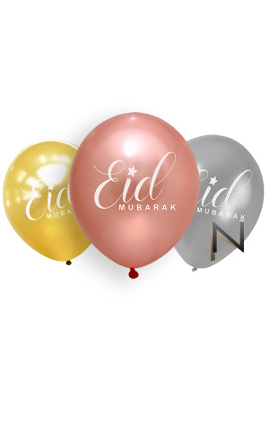 Kit 10 ballons Eid Mubarak...