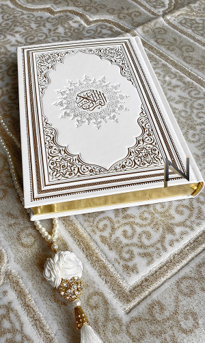 Coran fil d'or en arabe QR006
