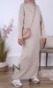 Maxi robe pull RLP114 col montant