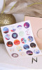 20 stickers Ramadan Mubarak différent design