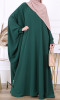 Abaya papillon Saoudienne tissu Saphyr (façon soie de Médine)
